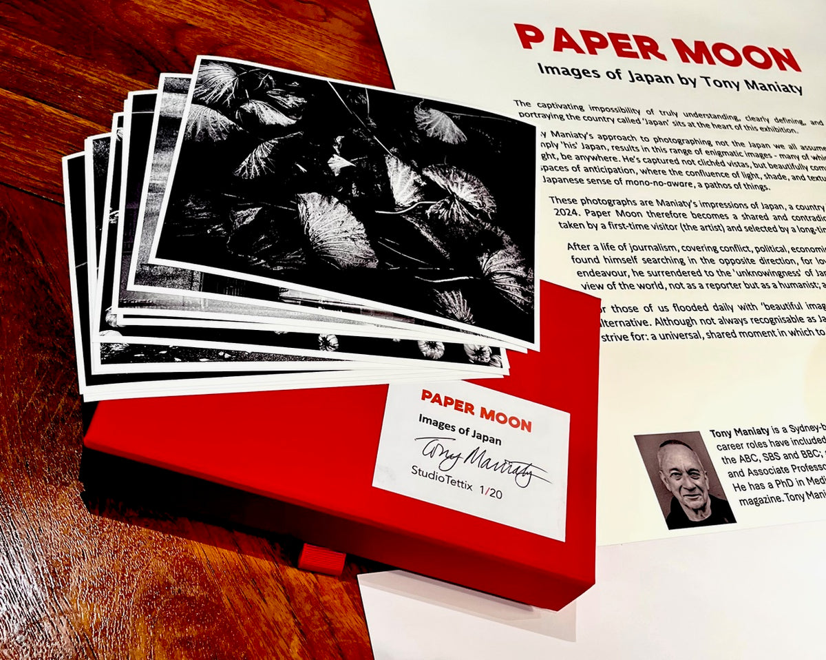 藤原岬 / paper moon LIMITED EDITION SET: 'PAPER MOON' – StudioTettix